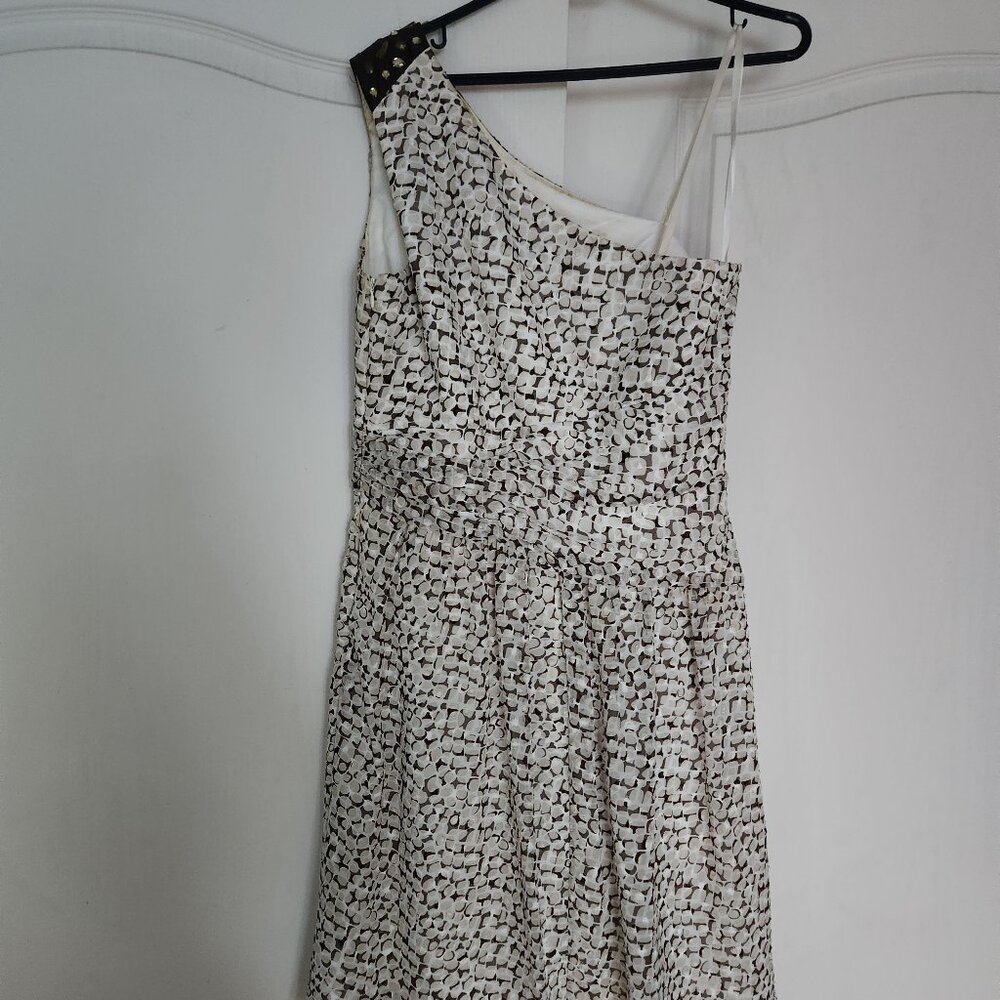 Max and Cleo One Shoulder Knee Length Gown, Size 12